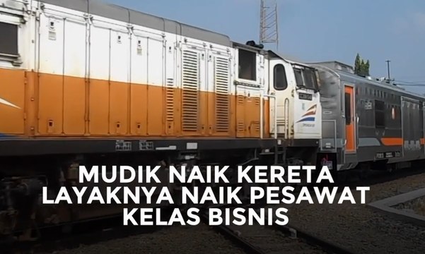 Mudik Naik Kereta Layaknya Naik Pesawat Kelas Bisnis