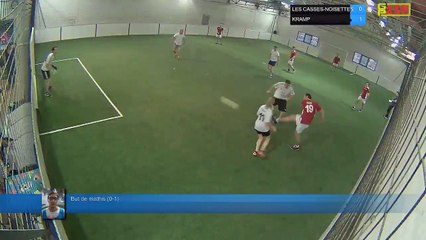 But de mathis (0-1) - LES CASSES-NOISETTES Vs KRAMP - 11/06/18 21:00 - LIGUE 3 - Poitiers Game Parc