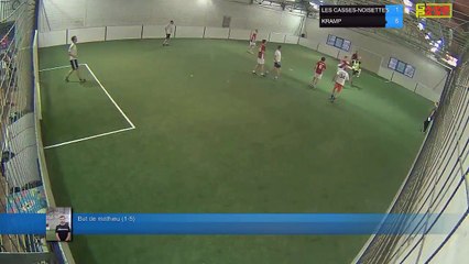 But de mathieu (1-5) - LES CASSES-NOISETTES Vs KRAMP - 11/06/18 21:00 - LIGUE 3 - Poitiers Game Parc