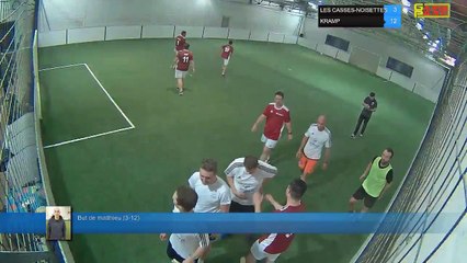 But de matthieu (3-12) - LES CASSES-NOISETTES Vs KRAMP - 11/06/18 21:00 - LIGUE 3