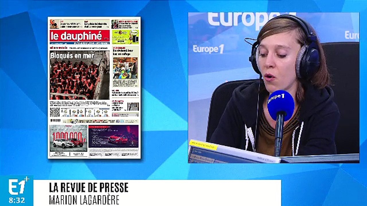À la Une : le sort de ces 629 rescapés coincés en pleine mer sur le bateau de l’ONG SOS Méditerranée