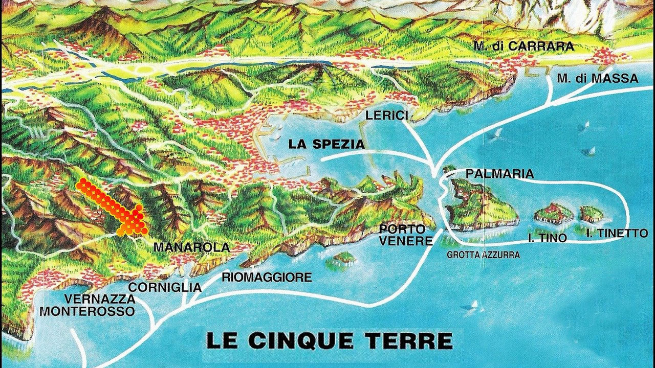 20. ITALIE. Cinque Terre. Riomaggiore. Manarola. Portovenere (Hd 1080)