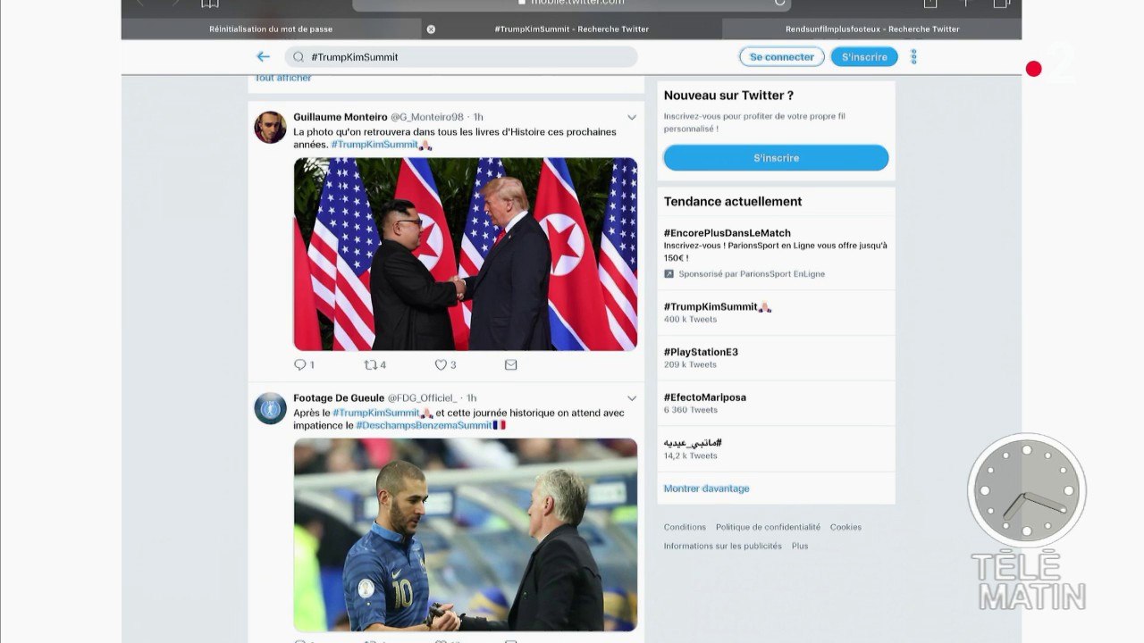 #TrumKimSummit bat des records