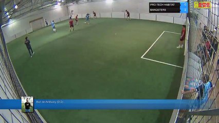But de Anthony (0-2) -  PRO TECH HABITAT Vs BANQSTERS - 11/06/18 21:00 - LIGUE 1