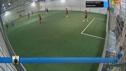 But de Anthony (0-3) -  PRO TECH HABITAT Vs BANQSTERS - 11/06/18 21:00 - LIGUE 1