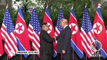 Poignée de main historique entre Donald Trump et Kim Jong-un