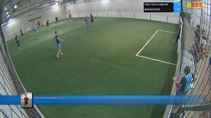 But de Alexandre (4-11) -  PRO TECH HABITAT Vs BANQSTERS - 11/06/18 21:00 - LIGUE 1