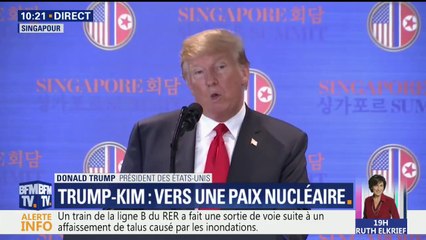 "M.Kim a déclaré s'engager de manière ferme en faveur d'une dénucléarisation", déclare Trump