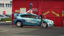 THE GOOGLE STREET VIEW CAR AT MaxTremo CARWASH PESSANO ITALY