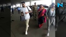 Virat Kohli and Anushka Sharma Twinning at Airport