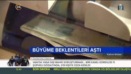 Büyüme beklentileri aştı