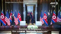 Sommet de Singapour : Kim et Trump louent un sommet historique