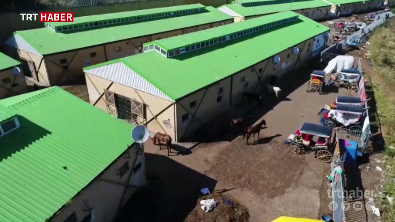 Büyükada'daki "Fayton Park" havadan görüntülendi