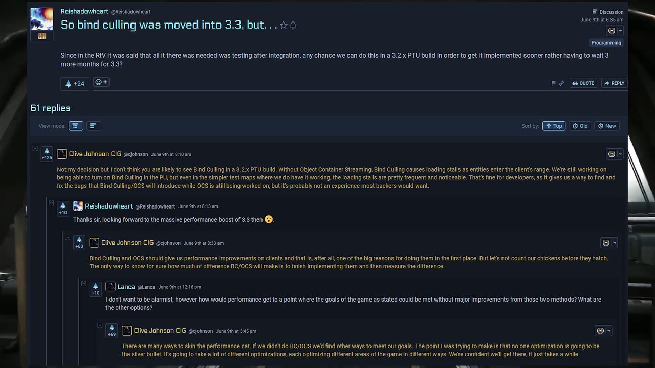 Star Citizen | Development Model & 3.3 Performance