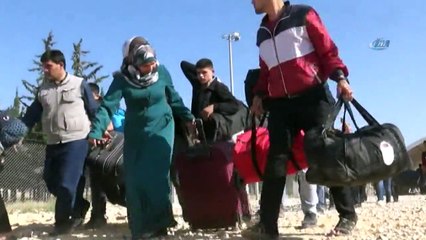 Bayrama 2 Gün Kala 50 Bin Suriyeli Ülkesine Geri Döndü