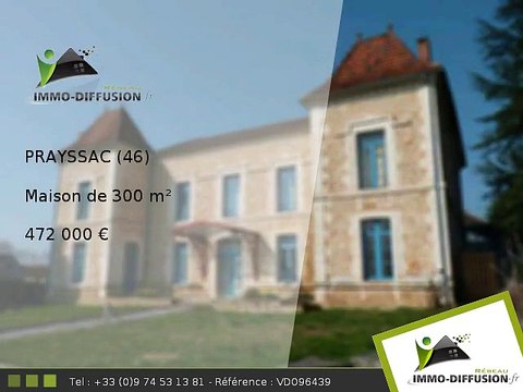 Maison A vendre Prayssac 300m2 - centre ville, animations,