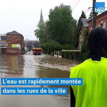 Orages : Vimoutiers les pieds dans l'eau