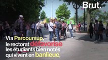 Parcoursup : les bacheliers des banlieues défavorisés par rapport aux bacheliers parisiens, pourtant moins bien notés ? Explications.
