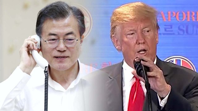 한미 정상 전화통화...합의 이행에 긴밀 공조 / YTN