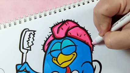 Colors for children to learn colours Paint Learning videos for toddlers coloring pages animals kids