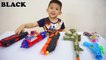 Learn colors with colored toy guns for kids, children   Learning Colours for toddlers & babies-