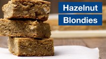 Hazelnut Brown Butter Blondies Recipe