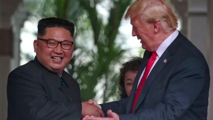 Make Us Look 'Nice and Handsome and Thin,' Trump Says as Kim Jong Un Looks Unamused