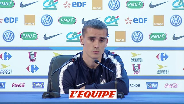 Griezmann «Il faut essayer de ne pas se marcher sur les pieds» - Foot - CM 2018 - Bleus