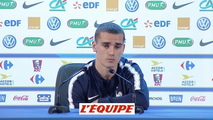 Griezmann «Il faut essayer de ne pas se marcher sur les pieds» - Foot - CM 2018 - Bleus