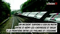 Déraillement du RER B : les images de l'intervention des pompiers des Yvelines
