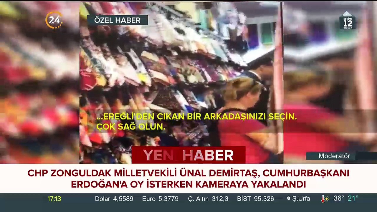 CHP'li vekil Cumhurbaşkanı Erdoğan'a oy toplarken kameralara yakalandı