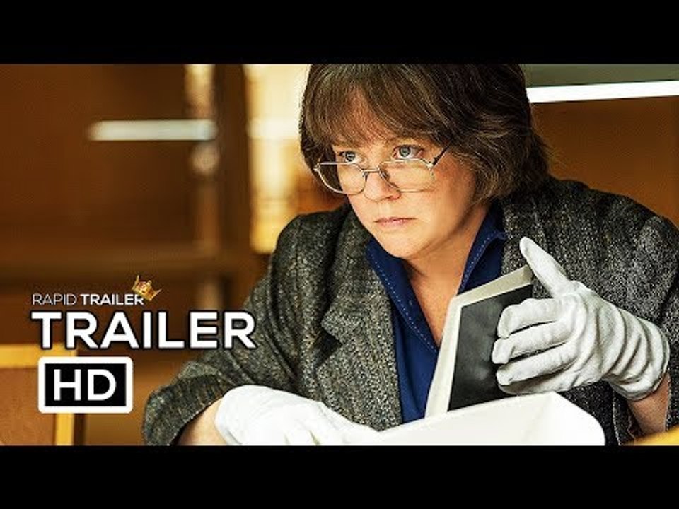 CAN YOU EVER FORGIVE ME? Official Trailer (2018) Melissa McCarthy Movie HD