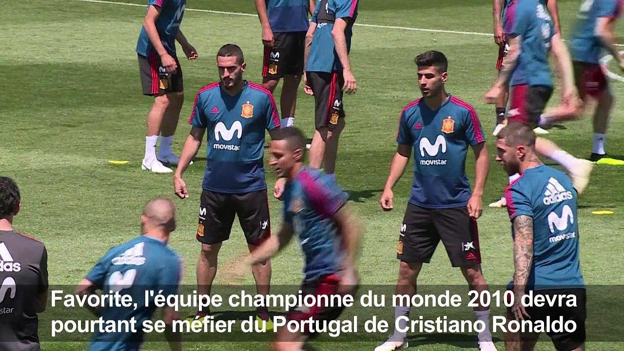 Mondial-2018: l'Espagne et le Portugal à l'entraînement