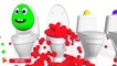 Learn Colors with Surprise Eggs Toilet for Children, Toddlers   Learn Colours For Kids With Toilet