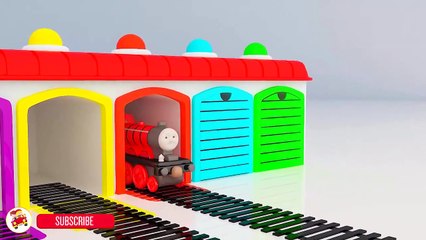 Colors for Children to Learn with Thomas Train Vehicles   Colours for Kids