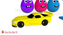 Learn Colors with Surprise Eggs Cars Making Machine Toy Appliance   Colours with Vehicles