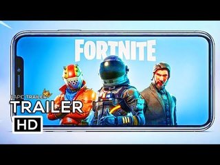 FORTNITE BATTLE ROYALE Mobile Game Trailer (2018) IPhone X Gameplay HD