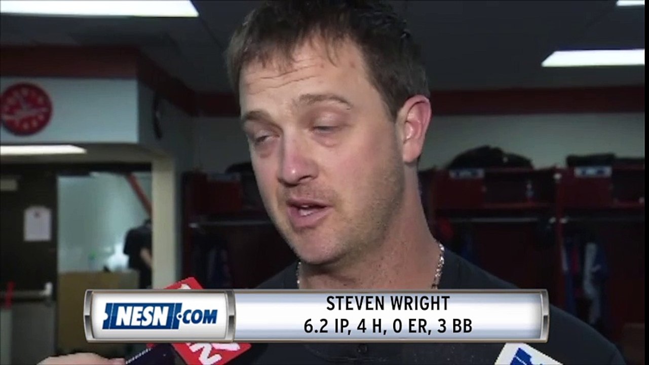 Steven Wright tosses gem, improves consecutive scoreless innings streak