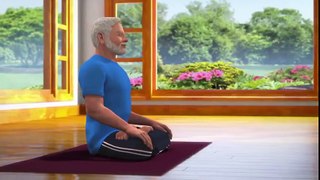 Yoga with Modi Ji