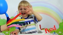 Learn Colors with Balloons for Children Toddlers Babies. Finger Family Song. Nursery Rhymes