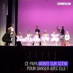 Un super papa sauve le spectacle de danse de sa fille