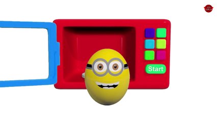 Learn Colors With Microwave Surprise Eggs and Ducks Giant Syringe for Children - Colors for Kids