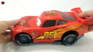 COLORS McQueen for Children to Learn with Finger Family - Learn Colors with Vehicles