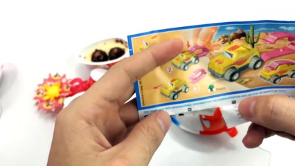 Learn Colors With Kinder Joy Surprise Eggs for Children and Educational - Mcqueen Car Toys for Kids