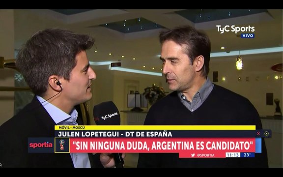 Julen Lopetegui: Messi es el mejor jugador de la historia