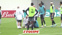 Mbappé a quitté l'entraînement des Bleus mardi - Foot - CM 2018 - Bleus