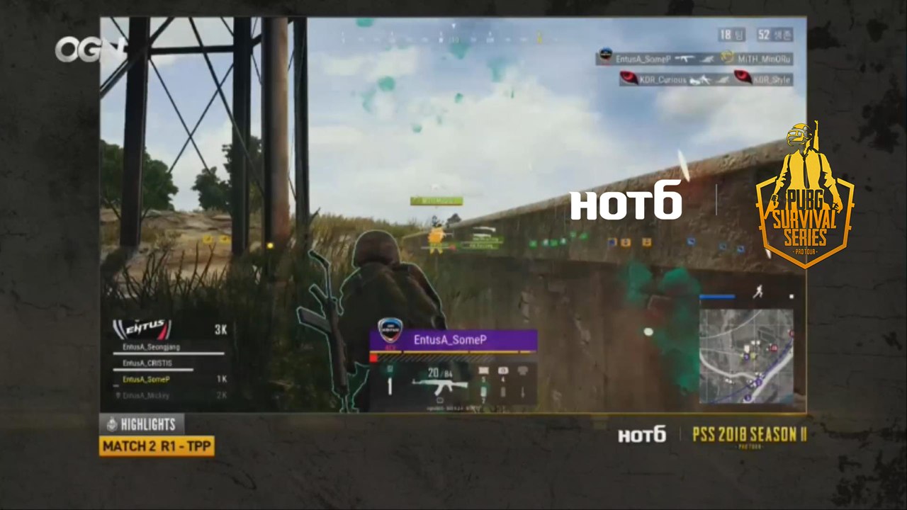 [Highlights] Match2 Round1 - 2018 HOT6 PSS 시즌2 프로투어(배틀그라운드)