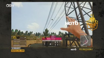 [Highlights] Match2 Round3 - 2018 HOT6 PSS 시즌2 프로투어(배틀그라운드)
