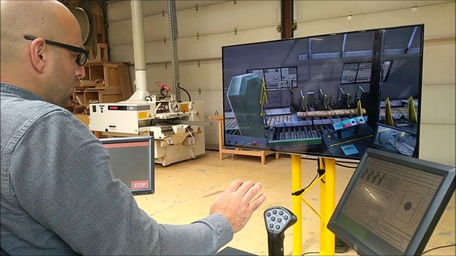 Un simulateur de sciage de bois au lycée André-Malraux