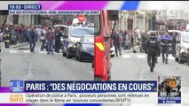 Prise d’otages à Paris: un engin de déminage est sur place